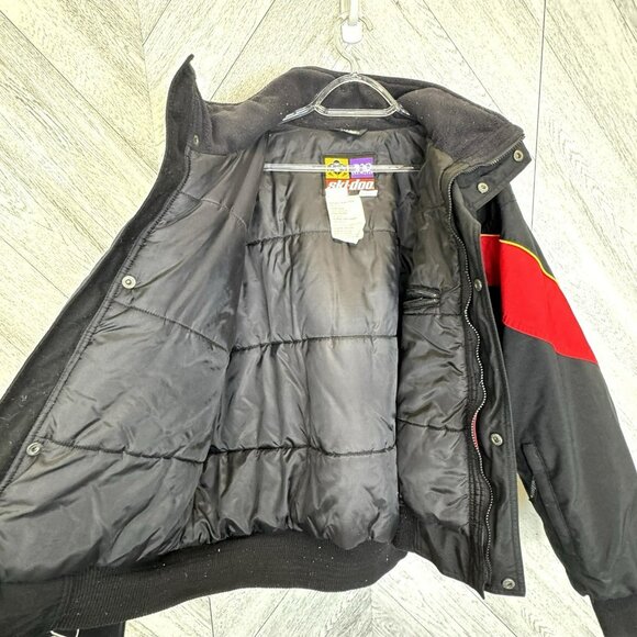 Vintage Ski-Doo Snowmobile Jacket Coat Men’s XL Sno Gear Winter Red Black - Picture 7 of 9
